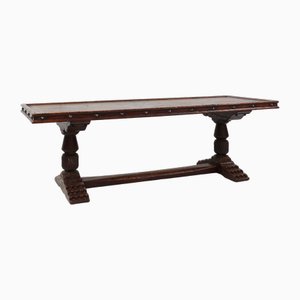 16th Century Spanish Primitive Full Oak Ship Table