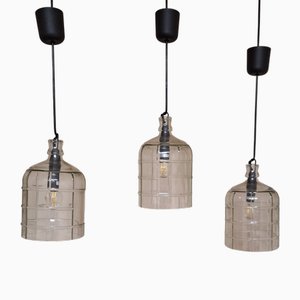 Lampade a sospensione vintage, inizio XXI secolo, set di 3