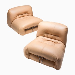 Soriana Sessel von Tobia & Afra Scarpa für Cassina, 1969, 2er Set