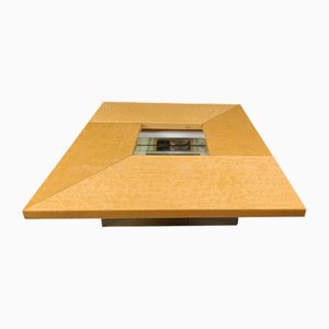 Vintage Ash Wood Coffee Table by Paul Michel, 1970s
