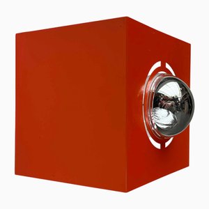 Mid-Century Space Age Cube Wall Lamp, 1960s