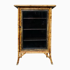Viktorianischer Schrank aus glasiertem Bambus von WF Needhams, 1890er
