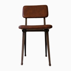 Industrial Chair with Leatherette Upholstery, 1960s