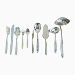 Silver Plated Cutlery from Michelin Solingen, 1970s, Set of 58