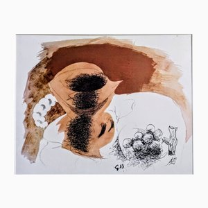 Georges Braque, Still Life, Plate Signed Phototype, 1962