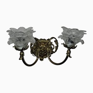 Louis XV Style Bronze Wall Light, 1960s