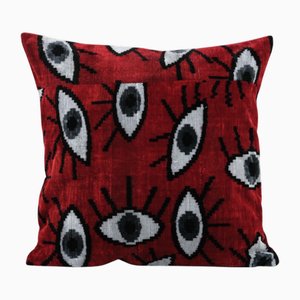 Turkish Red Velvet Cushion Cover, 2010s