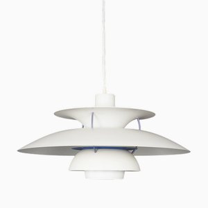 White PH5 Hanging Lamp by Poul Henningsen for Louis Poulsen, 1970s