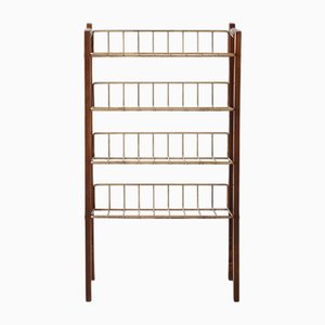 Scandinavian Magazine Rack, 1950s