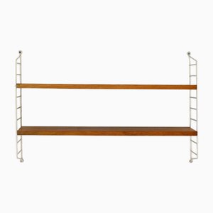 Estantería vintage de roble, años 60