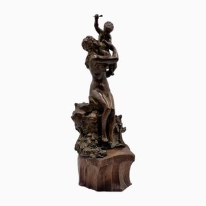 Italian Artist, Maternity, Mid-20th Century, Bronze