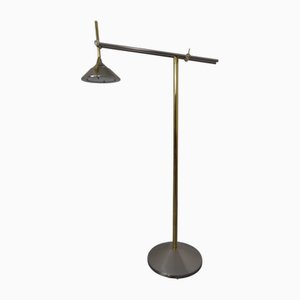 Adjustable and Dimmable Brass Floor Lamp from Relco, Italy, 1980s