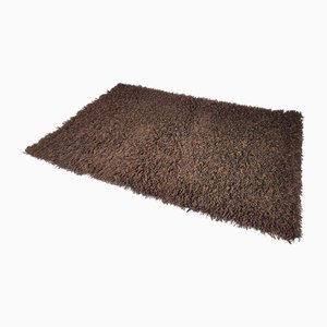 Large German Rug in Brown Wool, 1970s