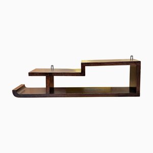 Italian Art Deco Wood Shelf in the style of Domus Nova, 1930s