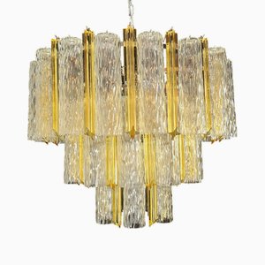 Vintage Chandelier with Three Floors of Murano Glass, 2002