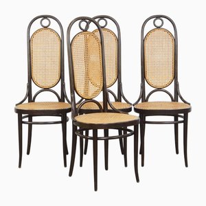 Sillas vintage de madera curvada de Michael Thonet. Juego de 4