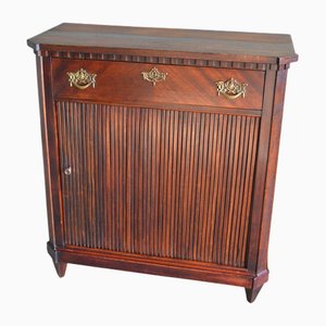 Enfilade Antique en Acajou avec Porte Jalousie