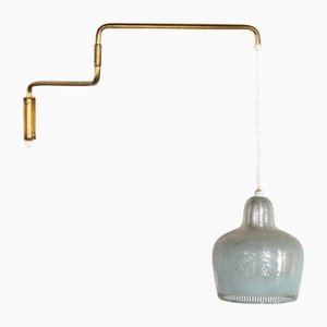 Ausziehbare Savoy Wandlampe von Alvar Aalto, 1940er