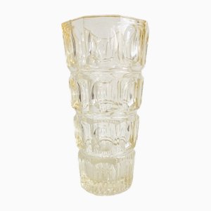 Art Deco Glass Vase by Josef Hoffman for Moser, 1930s