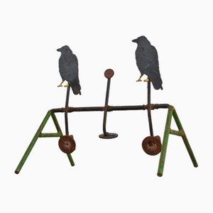 Vintage Bird Folk Art Fairground Shooting Target, 1950s