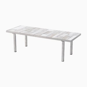 Ceramic Tile Coffee Table attributed to Rogier Vandeweghe for Amphora, Belgium, 1960s