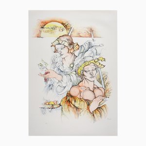 Giuliano Pini, Two Women, 2000s, Print