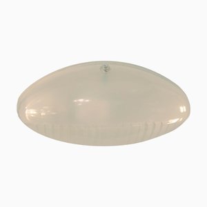 Moulded Shaped Glass Wall Lamp from Artemide, Italy, 1960s