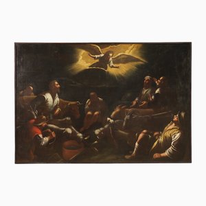 Bassano School Artist, The Announcement to the Shepherds, 17th Century, Oil on Canvas