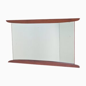 Miroir Vintage Rectangulaire avec Cadre en Teck, 1960s