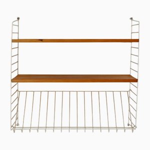 Vintage Shelves with Metal Structure, 1960s