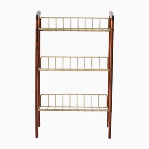 Scandinavian Magazine Rack, 1950s