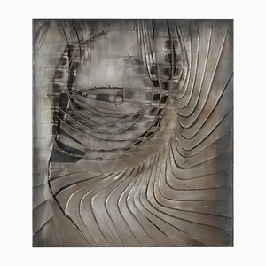 Fritz Vahle, Umstellter Bezirk, Grande rilievo in ferro, 1967