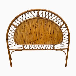 Vintage Italian Rattan Headboard, 1960