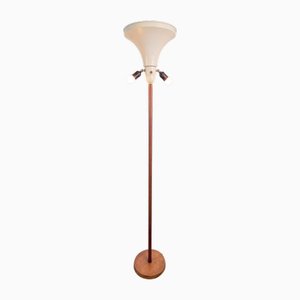 Lampadaire Scandinave Mid-Century en Teck, 1960s