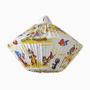 Children's Room Ceiling Lamp with Walt Disney Decoration, 1950s