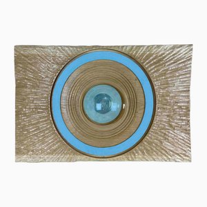 Hellblaue Goccia Lampe von Pietro Meccani