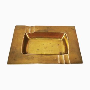 Art Deco Brass Ashtray, Germany, 1950s