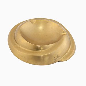 Solid Brass Ashtray, 1960