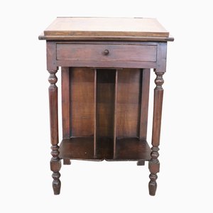 Pupitre d'Ecriture et de Lecture Ancien en Bois de Peuplier, 19ème Siècle
