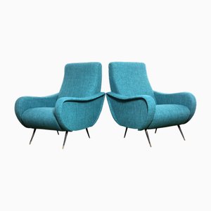 Italienische Lady Sessel Set von Marco Zanuso, 1960er