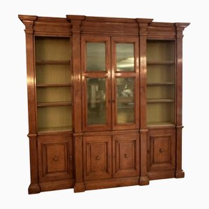 Walnut Display Bookcase, 1980s