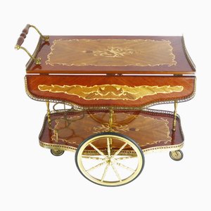 Hollywood Regency Cocktail Trolley