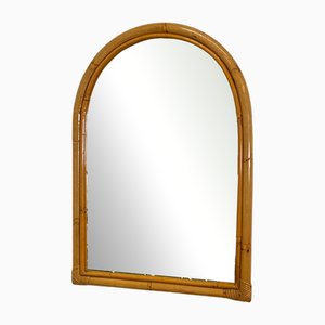 Vintage Bamboo Mirror, 1970s