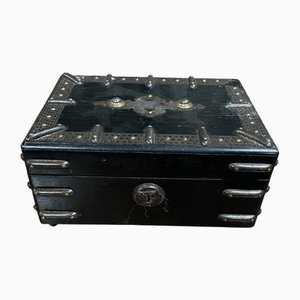 Napoleon III Teak and Copper Box, 1860s