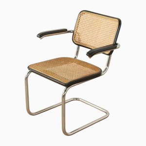 Silla S64 de acero tubular de Marcel Breuer para Thonet, años 30