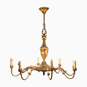 Lampadario Napoleone a otto luci, anni '30