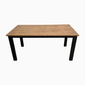 Dining Table with Metal Base, 1970s