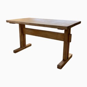 Rectangular Dining Table attributed to Charlotte Perriand for Les Arcs, 1950s