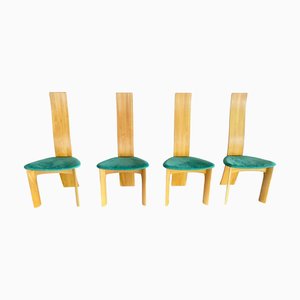 Iris Chairs by Bob Van Den Berghe for Tranekaer Furniture Denmark, 1980s, Set of 4