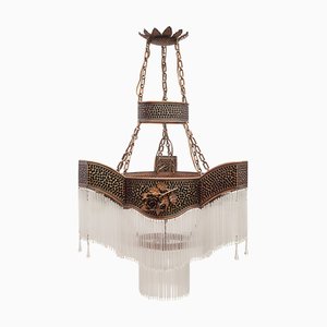 Large Art Deco Chandelier, 1930s